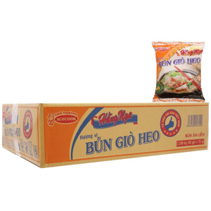 Bún giò heo Hằng Nga Acecook thùng 30 gói x 75g