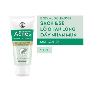 Bùn non rửa mặt dưỡng sáng Acnes Baby Mud 100g