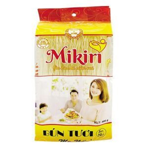 Bún tươi sợi nhỏ Mikiri gói 400g