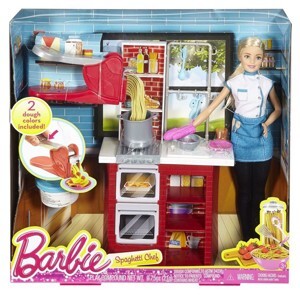 Búp bê đầu bếp Spaghetti Barbie DMC36