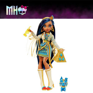 Búp bê Monster High Frights, Camera, Action! Black Carpet Cleo de Nile Doll
