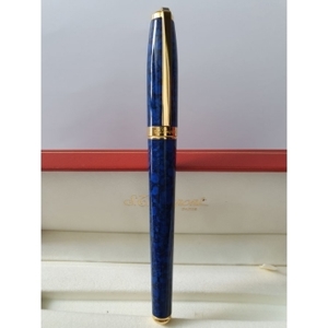 Bút bi St Dupont Fidelio Ballpoint Marbre Blue Lacquer and Gold 0452288