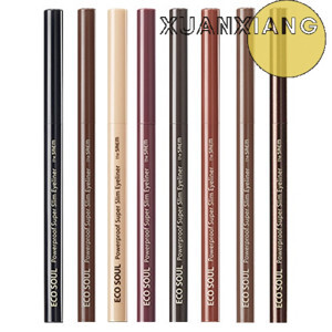 Bút kẻ mắt chống nước The Saem Eco Soul Powerproof Super Slim Eyeliner BR01 Thrill Brown