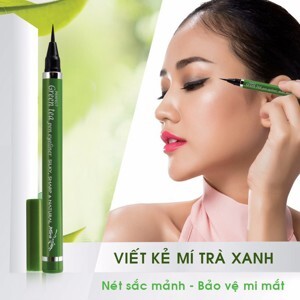 Bút kẻ viền mắt màu đen MCC Greentea Pen Eyeliner #1 0.65g