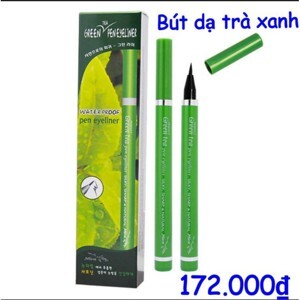 Bút kẻ viền mắt màu đen MCC Greentea Pen Eyeliner #1 0.65g