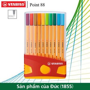 Bút kim STABILO Point 88 0.4mm hộp 20 màu (PT8820C)