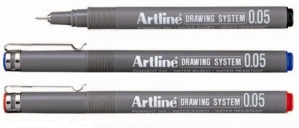 Bút vẽ kỹ thuật Artline Japan EK-2305 (2305BK) - 0.05mm