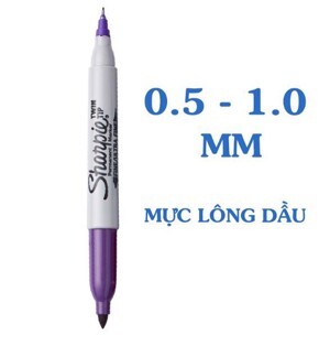 Bút lông dầu Sharpie Twin Tip Tím 1799117