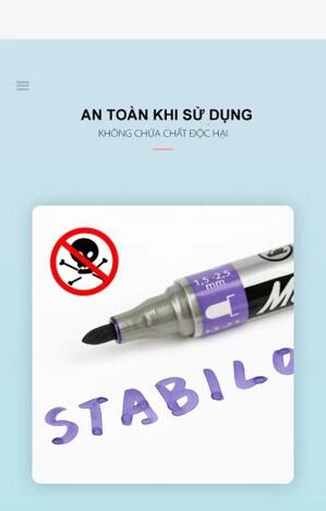 Bút lông dầu Stabilo MK653