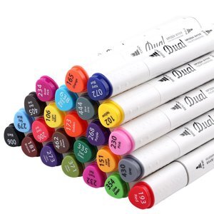 Bút màu Dual Marker 24 màu Baoke MP2924-24