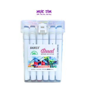 Bút màu Dual Marker 36 màu Baoke MP2924-36