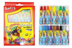 Bút sáp dầu Smartkids SK-OP1002 - 18 màu