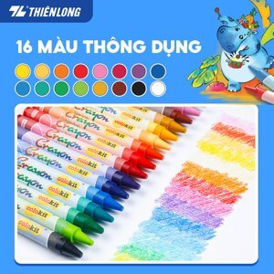 Bút sáp màu Thiên Long CR-C08 (16 Màu)