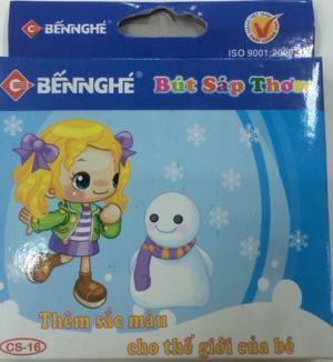 Bút sáp màu thơm Bến Nghé CS-16 - 12 màu