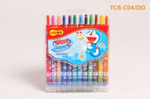 Bút sáp vặn Doraemon Colokit TCR - C04/DO