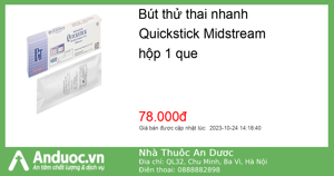 Bút thử thai Quickstick Midstream