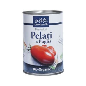 Cà chua Ý hữu cơ bóc vỏ Sottolestelle 400g