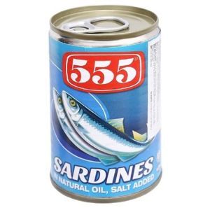 Cá mòi 555 ngâm dầu 155g