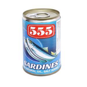 Cá mòi 555 ngâm dầu 155g