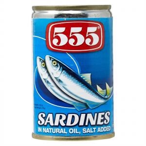 Cá mòi 555 ngâm dầu 155g