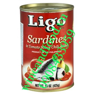 Cá mòi Ligo sốt cà vị cay 425g