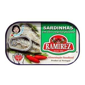 Cá mòi ngâm dầu vị cay Ramirez 125g