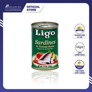 Cá mòi xốt cà Ligo 155g