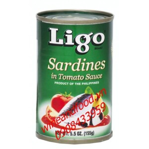 Cá mòi xốt cà Ligo 155g