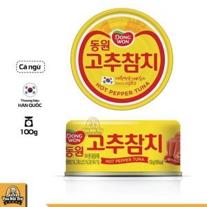 Cá ngừ đóng hộp Dongwon vị ớt cay 100g