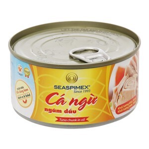 Cá ngừ ngâm dầu Seaspimex 185g