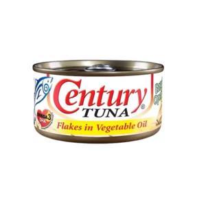 Cá ngừ ngâm dầu thực vật Century hộp 170g