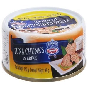 Cá ngừ ngâm muối xắt khúc Sea Crown hộp 140g