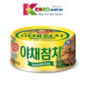 Cá ngừ rau củ Dongwon Hàn Quốc 100gr