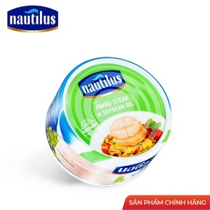 Cá ngừ xắt khúc ngâm dầu đậu nành Nautilus hộp 170g