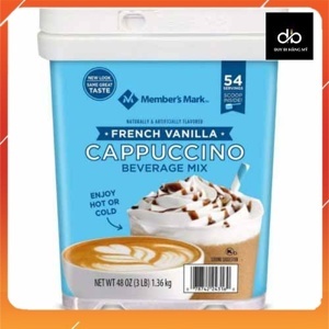 Cà phê Cappuccino French Vanilla Mark Member's 1kg36