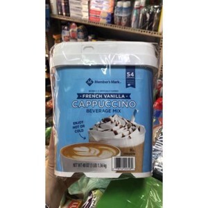 Cà phê Cappuccino French Vanilla Mark Member's 1kg36