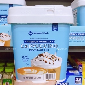 Cà phê Cappuccino French Vanilla Mark Member's 1kg36