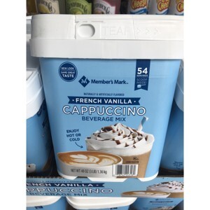 Cà phê Cappuccino French Vanilla Mark Member's 1kg36