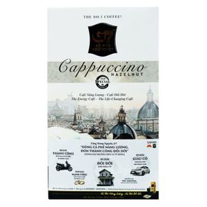 Cà phê Cappuccino G7 hazelnut 216g