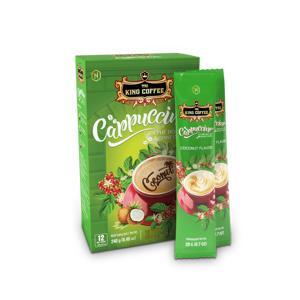 Cà phê Cappuccino TNI King Coffee hương dừa - 240g