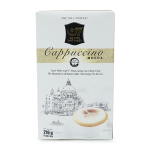 Cà phê Cappuccino Trung Nguyên mocha 216g