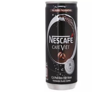 Cà phê đen Nescafe Cafe Việt lon 170ml