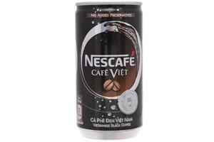 Cà phê đen Nescafe Cafe Việt lon 170ml