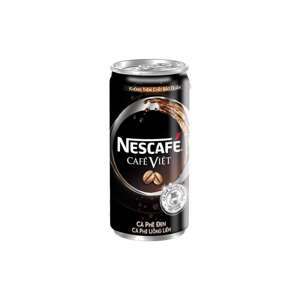 Cà phê đen Nescafe Cafe Việt lon 170ml