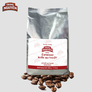 Cà phê hạt rang Buôn Ma Thuột Espresso Trung Nguyên 500g