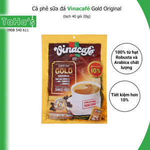 Cà phê hòa tan Gold Original Vinacafé gói 800g