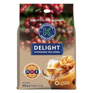 Cà phê hoà tan K Coffee Delight 3 in 1 612g