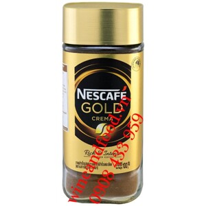 Cà phê hòa tan NesCafe Gold Crema 100g