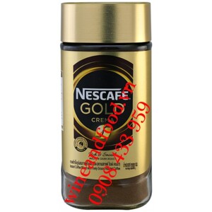 Cà phê hòa tan Nescafe Gold Crema Sgnt Jar 200gr