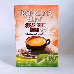 Cà phê Latte Tropicana Slim không đường 140g